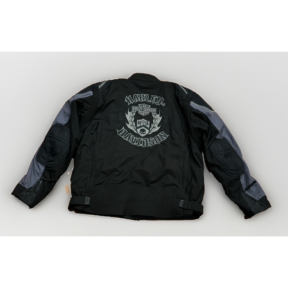Harley Davidson Willie G Skull Motorcycle Riding Jacket Wind Proof Men XXL Rare